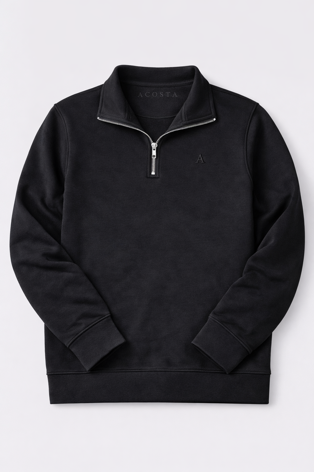 Quarterzip Black