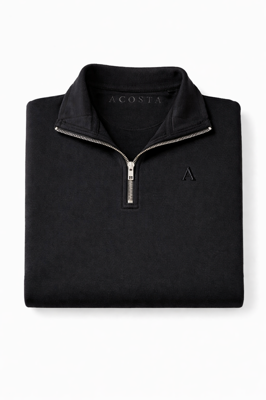 Quarterzip Black