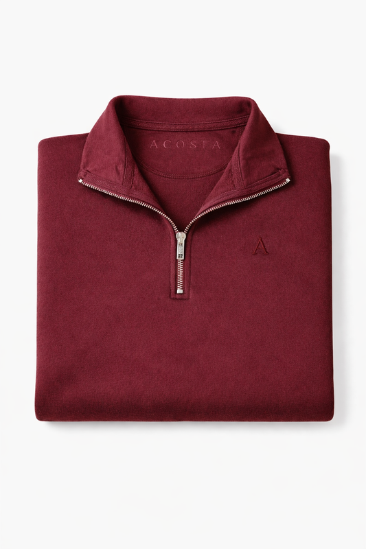 Quarterzip Burgundy